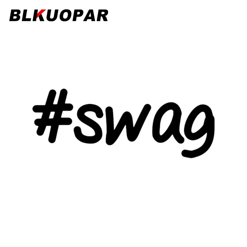 

BLKUOPAR Swag Car Sticker Sunscreen Personality Original Occlusion Scratch Decals Die Cut Laptop Window VAN Car Accessories
