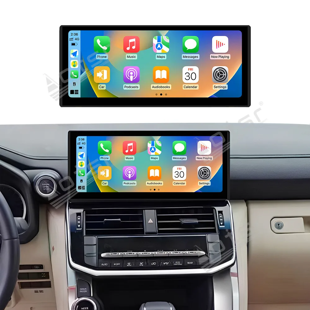 For Toyota Land Cruiser 2022 12.3 Inch Car Radio GPS Navigation Car Multimedia Player Stereo Head Unit Android 14 Car Media