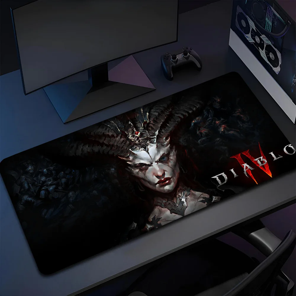 D-Diablo 4 Non-slip Mouse Pad Suitable For Office Computers Laptops E-sports Game Desk Mats XXL Keyboard