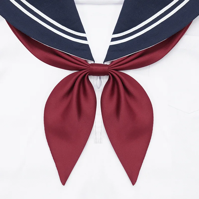 Japanese School Girl Cosplay Anime Sailor Suit Bow Tie Bowknot Neckties JK Girls Bowtie Sailor Uniform Collar Ties Sexy Clubwear