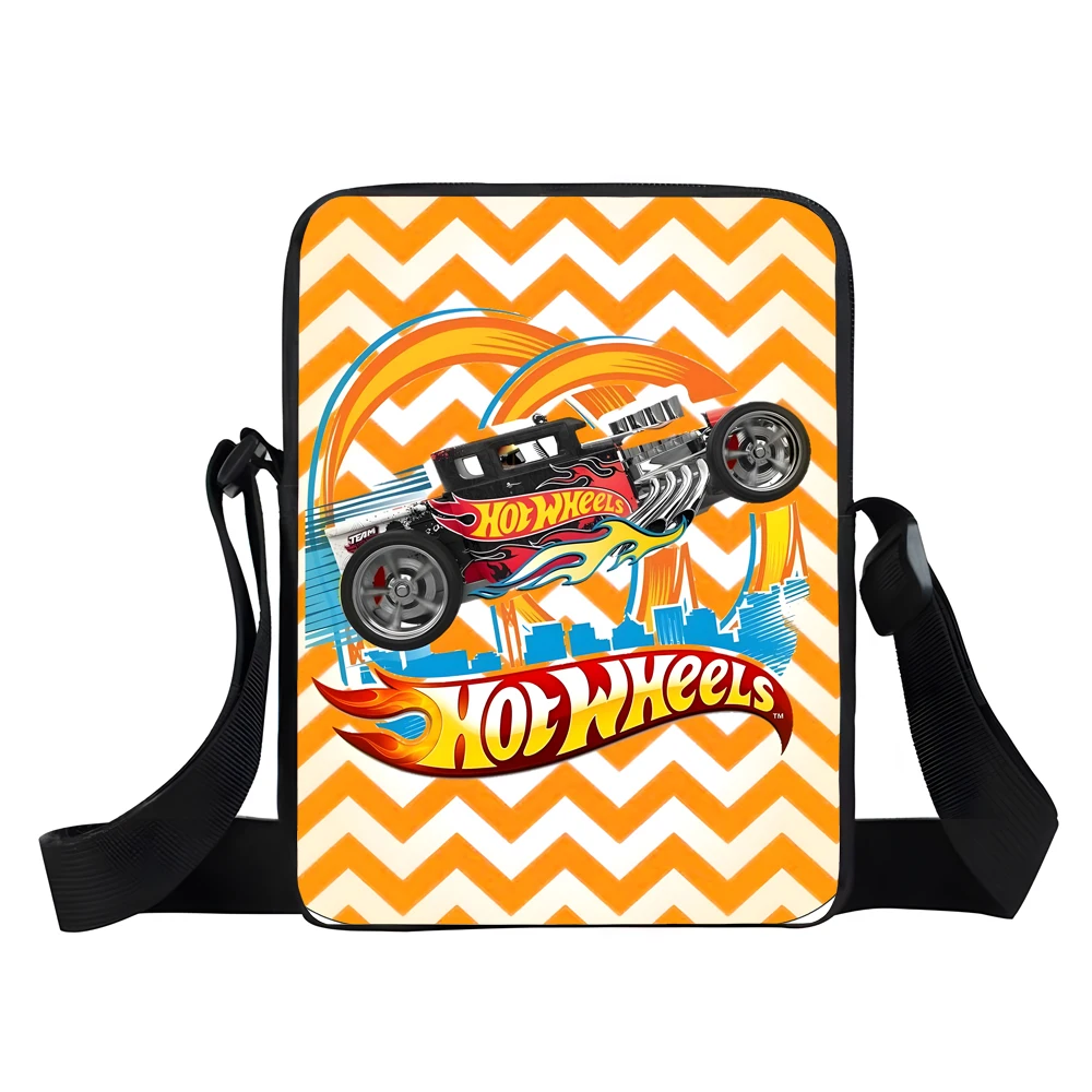 

Boy Girls H-hot W-wheels Printed Shoulder Messenger Bag Child Casual Handbag Men Women Phone Bag Shopping Bag