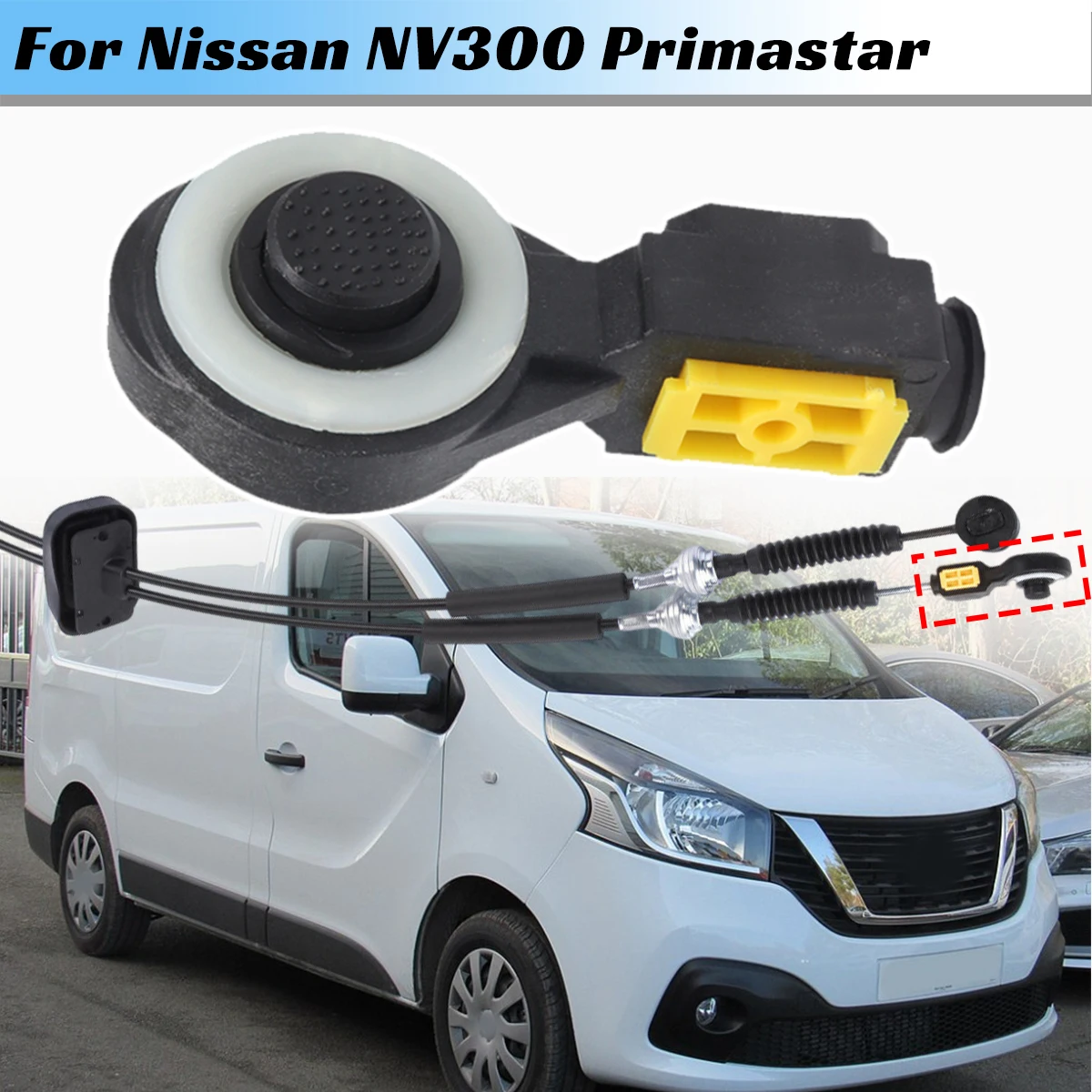 

For Nissan NV300 Primastar 6 Speed Gear Shifter Cable Collet Linkage Lever End Rod Pivoted Bushing Collet Manual Repair Kit Part