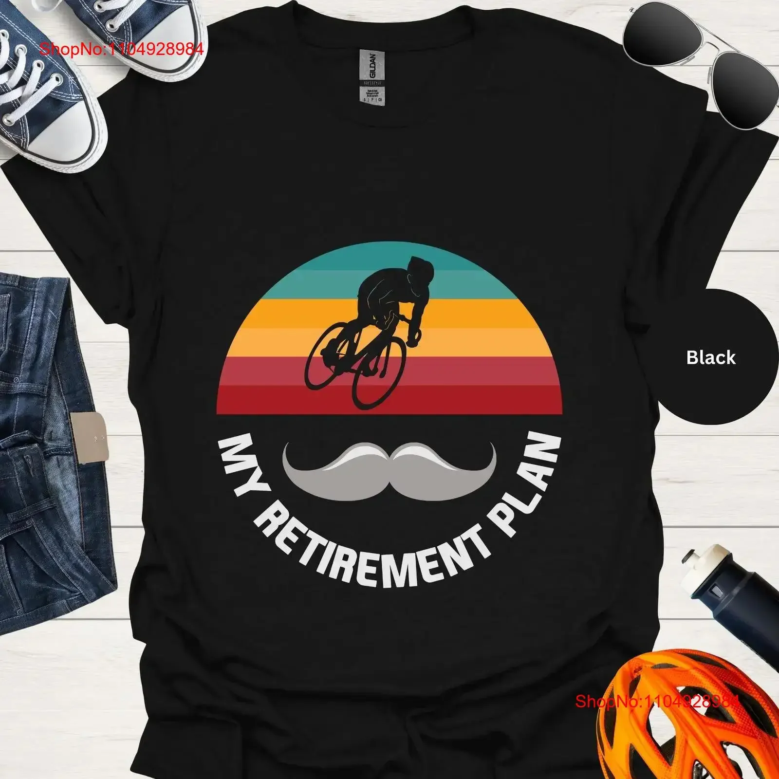 Mon Plan de retraite cyclisme t-shirt vélo vélo balade pour femmes t-shirts surdimensionnés grande taille hommes vintage lavé mode unisexe