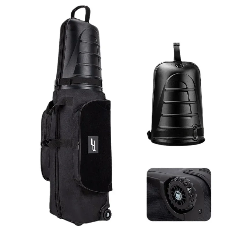 حقيبة سفر من PLAYEAGLE Golf Air Bag مصنوعة من النايلون الصلب مع عجلات للرجال والنساء حقيبة فحص الطائرات