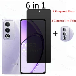 Privacy Screen Protector For Oppo A80 5G Privacy Screen Protector Oppo A80 5G Full Cover Glass For Oppo A80 5G Glass 6.67 inch