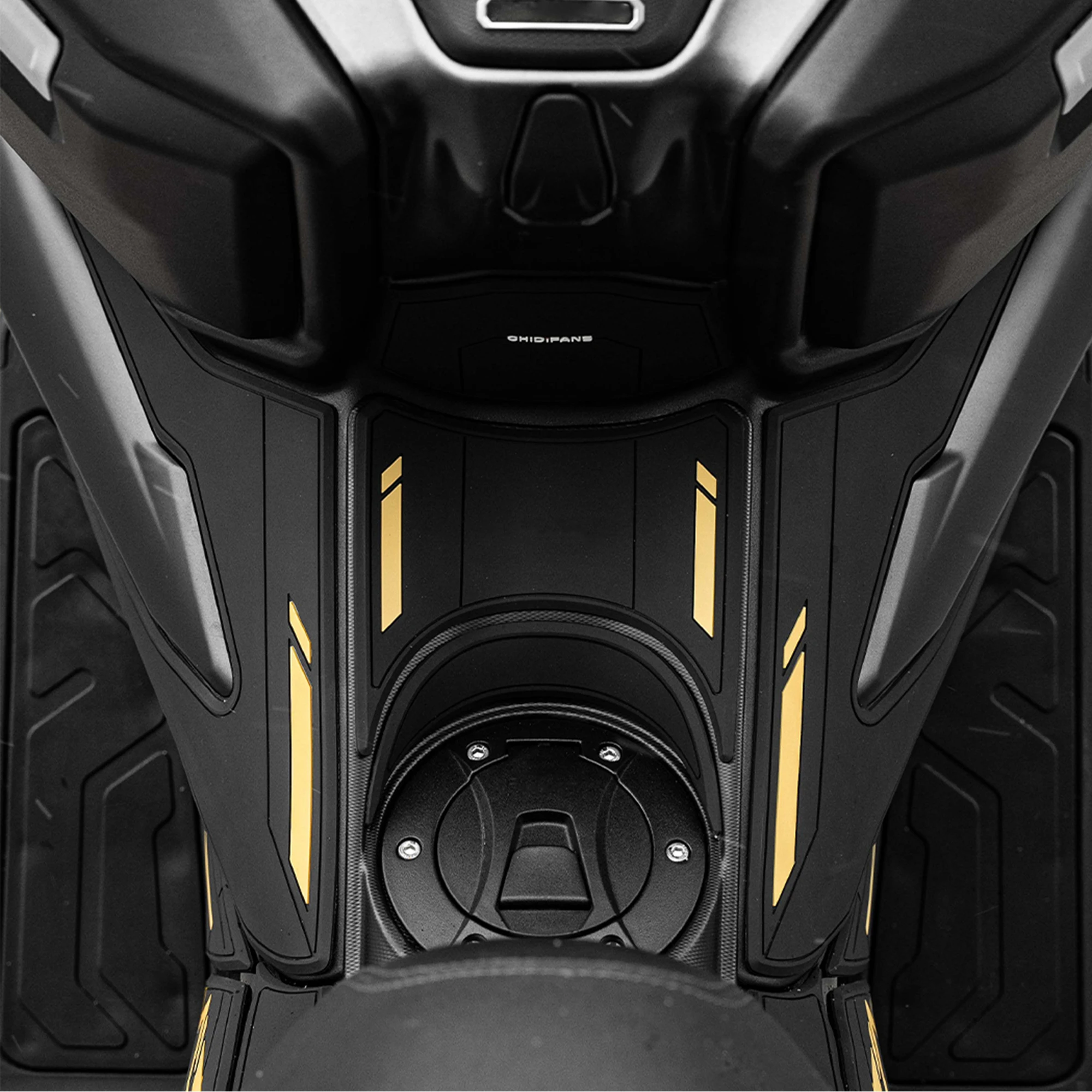 Compatible with 2026 ZONTES 125 150X Motorcycle Fuel Tank Traction Pad Thickened Rubber Anti-Scratch Tank Sticker Parts 5