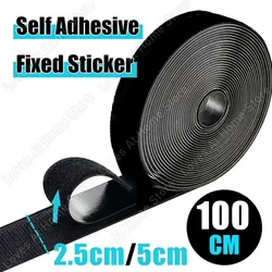 1M Strong Self Adhesive Hook and Loop Magic Fastener Tapes Double Sided Adhesive Tape with Glue Sticker Velcroes Tape 25/50mm