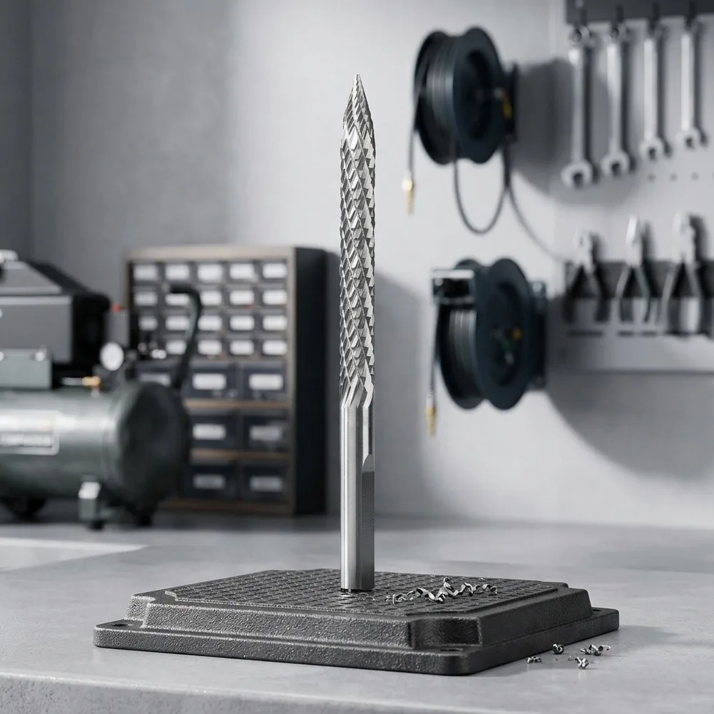 For Daily Vehicle Maintenance Carbide Tire Drill Bits Rotary Cutting Bits for Professional Grade Tool Rust Resistant Design