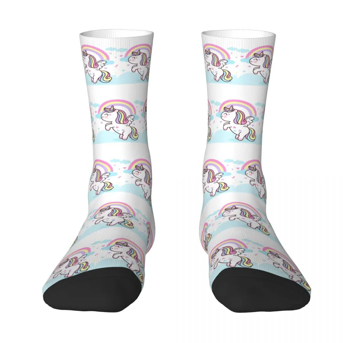 

Toddler Unicorn (10) Socks Harajuku Super Soft Stockings All Season Long Socks Accessories for Unisex Birthday Present