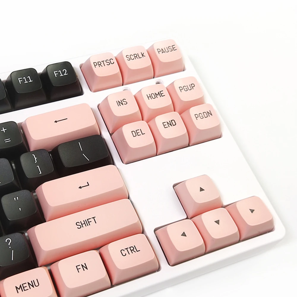 149 tasti PBT Double Shot Keycaps 6.25U CSA English per Mx Switch tastiera meccanica Dual Color Injection Black Red Keycap