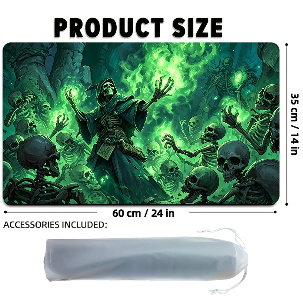 Tapete de Juego TCG Green Skel - Door Mat Blank reseña y precio
