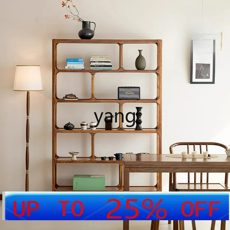 

CX Nordic Solid Wood Bookshelf Living Room Multi-layer Storage Rack Floor-standing Freestanding Combination Display Rack