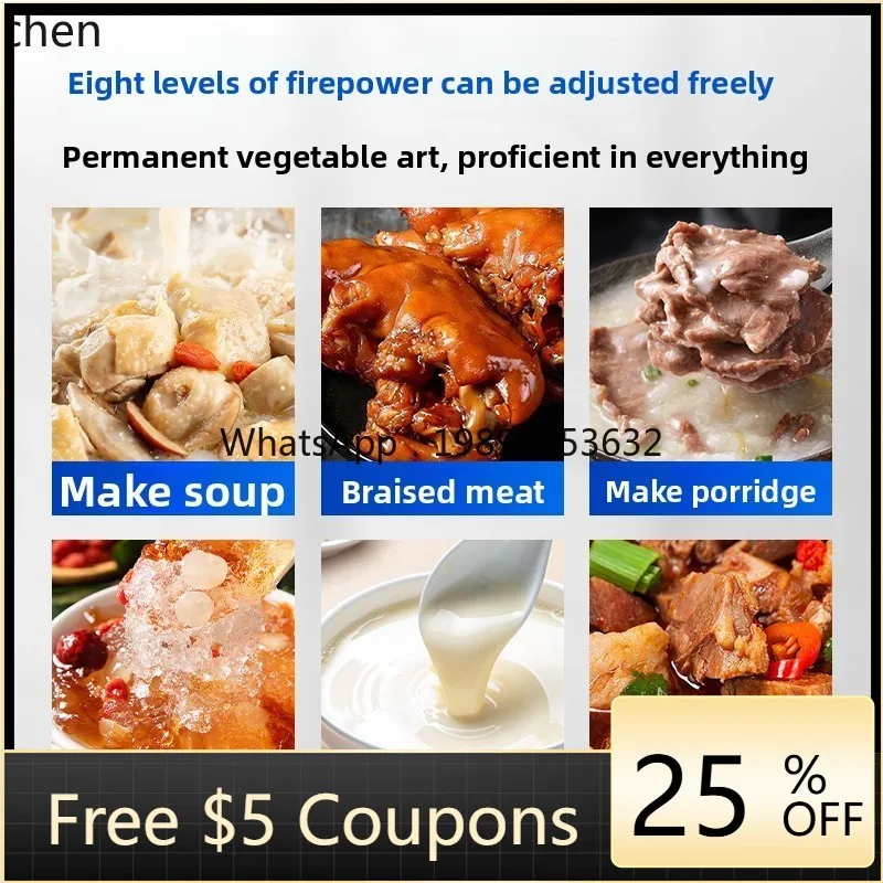 

P24 Commercial Induction Cooker High Power Swinging Soup Soup Cooker Kitchen Equipment Sugar Cooker