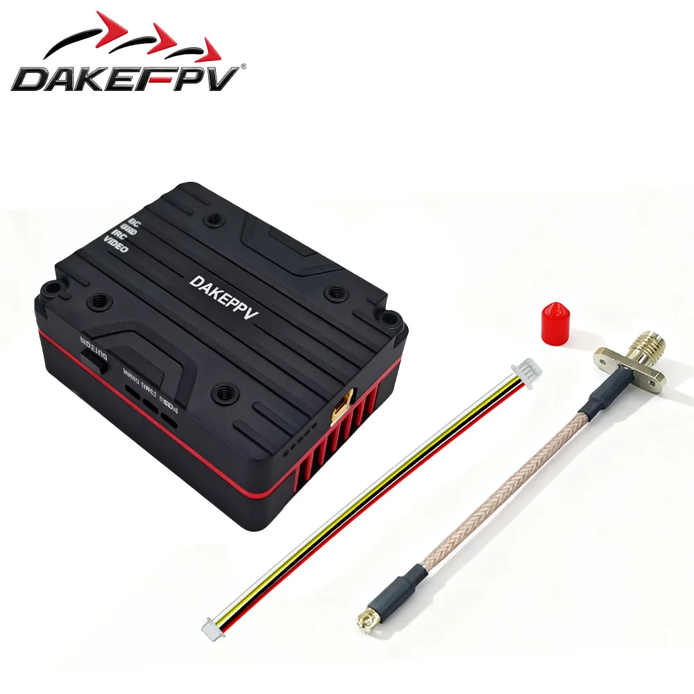 

DAKEFPV VTX 3.3G 3G 4W VTX 1.6W 2.5W 3W 5W 10W 64CH FPV Video Transmitter For Long Range FPV Racing Drone Frame RC Part