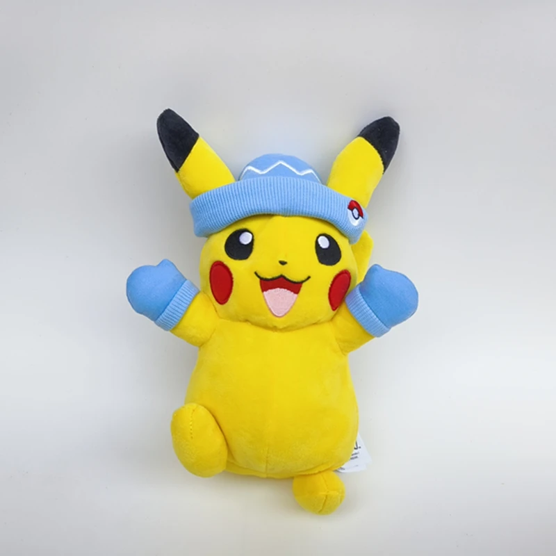 Pokemon Pikachu Winter Hat and Mittens-8-Inch Plush toy gifts for kids - view 4