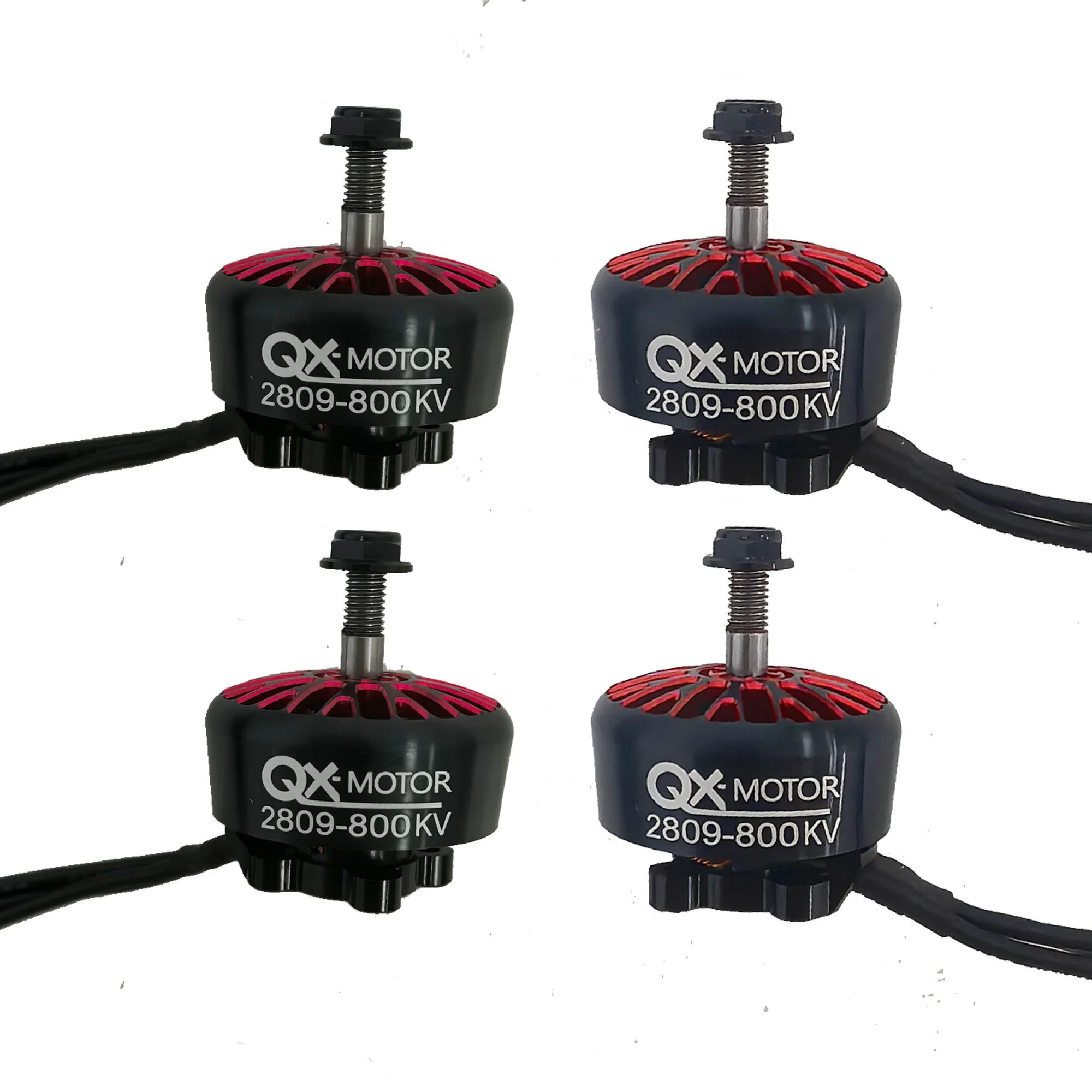 

QX-MOTOR 2809 Высокоскоростной бесщеточный двигатель 800/1300 кВ для 3-6S LiPo с неподвижным крылом RC Самолет Квадрокоптер Гоночный дрон Мультикоптер