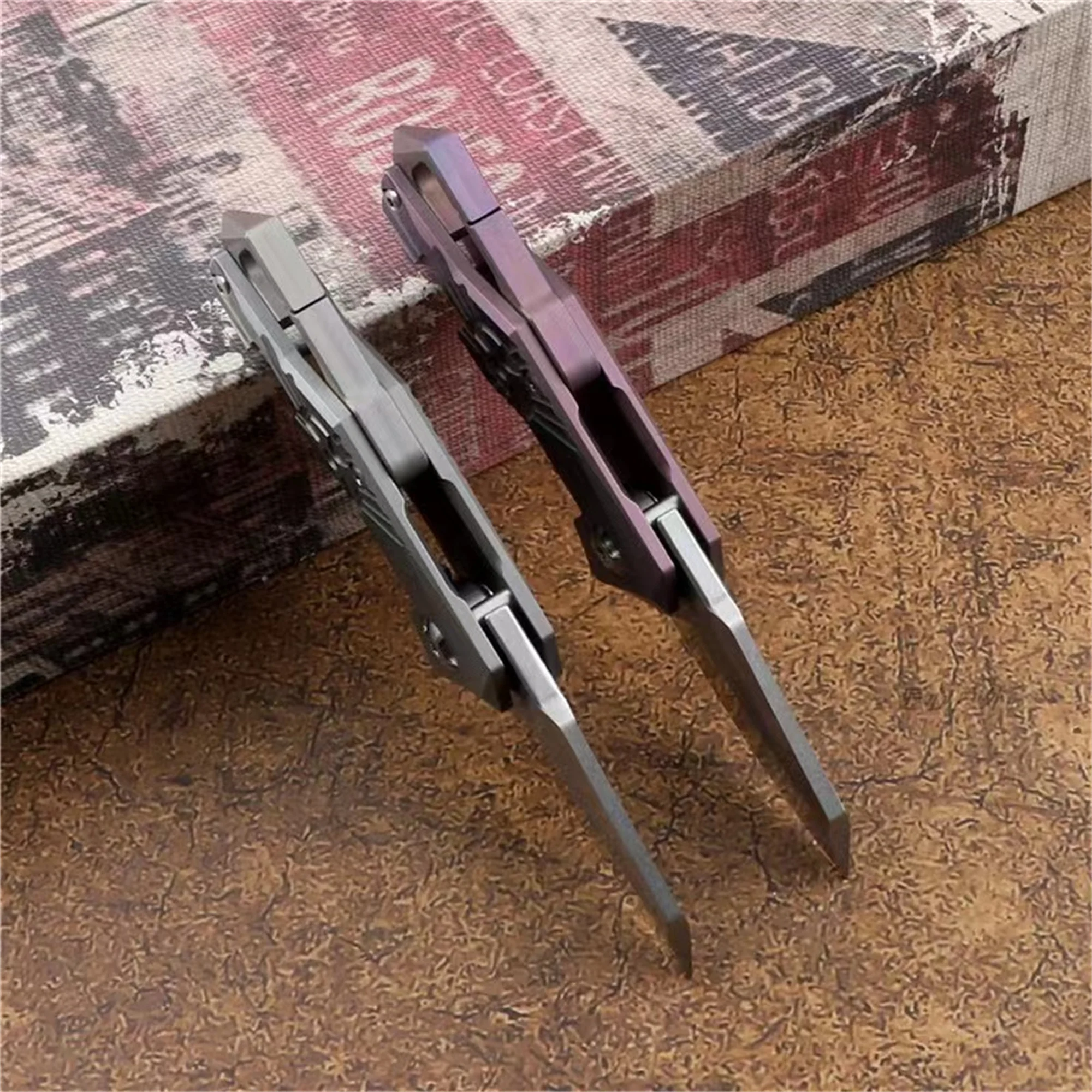 Titanium alloy Mini knife M390 Pocket Knife EDC Outdoor Multi-function Tool