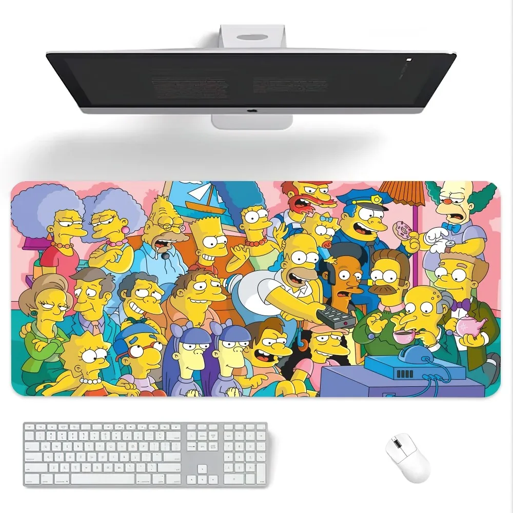 MINISO Disney The Simpsons Mouse Pad Computer Laptop Gaming Office Wrist Guard Non Slip Keyboard Pad