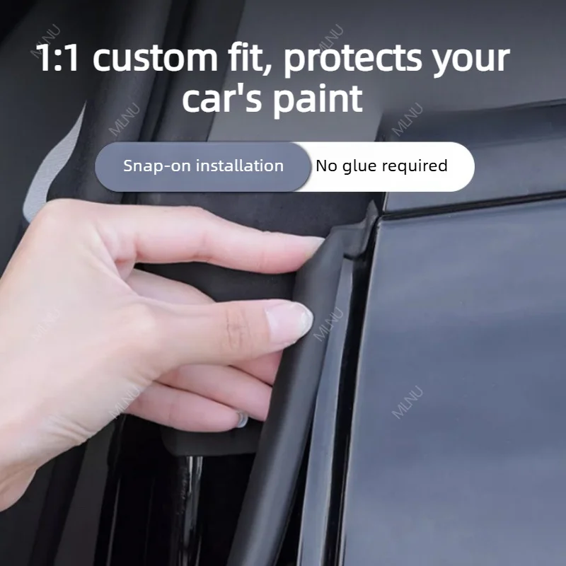 B Pillar Seal Strip For CHANGAN Deepal S7 2025 2024 2023 Accessories Rubber Windproof Noise-Reducing Waterproof Anti-Ageing