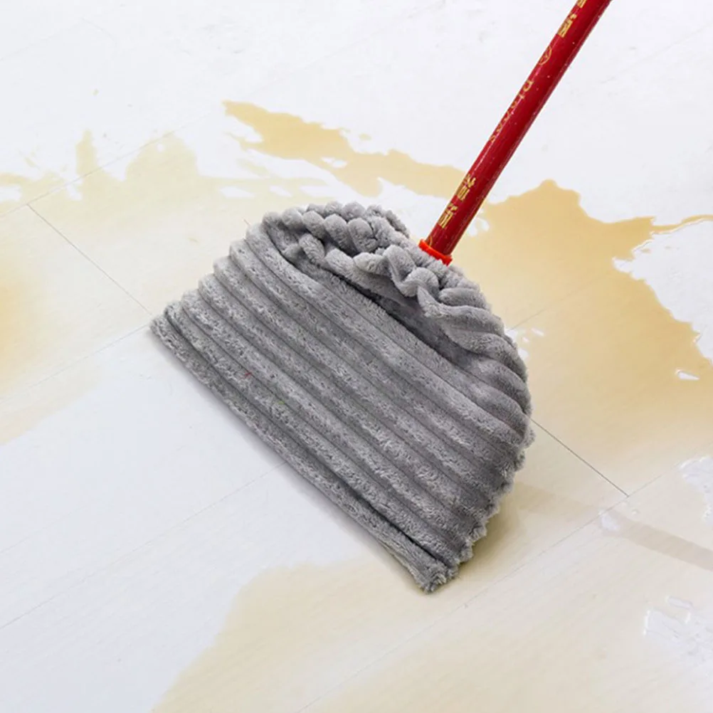 

2Pcs Broom Cloth Cover Flannel Replacement Head for Dust Hair Water Stains Cleaning Tool Multi-Functional Easy Wash Reusable