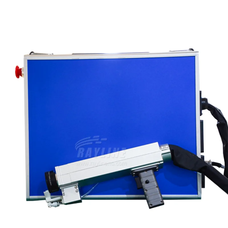 2 In 1 Fiber Laser Engraver Cleaning Machine 20W/ 30W/ 50W/ 100W Marking Engraving for Metal With 110/150/175/200mm lens