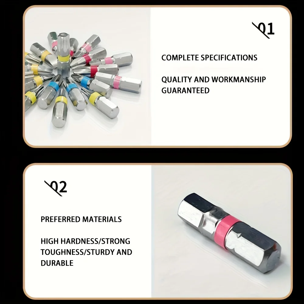 102PCS screwdriver bits set,1/4\
