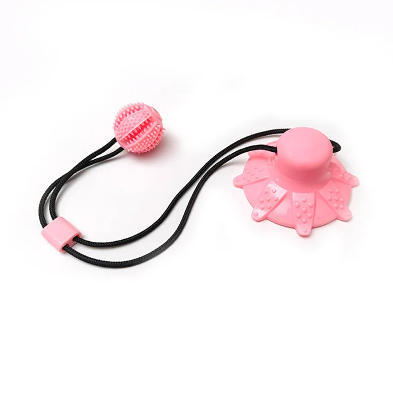 Dog Suction Cup Leakage Food Ball Toy Pet Self Entertainment Molar Stick Teeth Cleaning Chew Toy for Puppy Relieve Boredom view 6