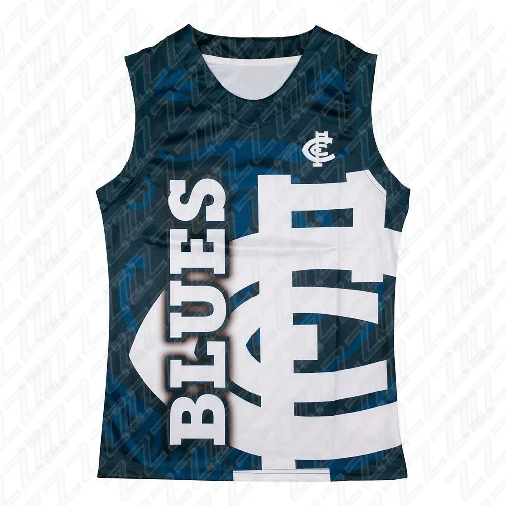 Adelaide Ravens, Youth Training Vest, Sports and Fitness Vest, Sleeveless Australian Football Jersey, Replica Team Uniform