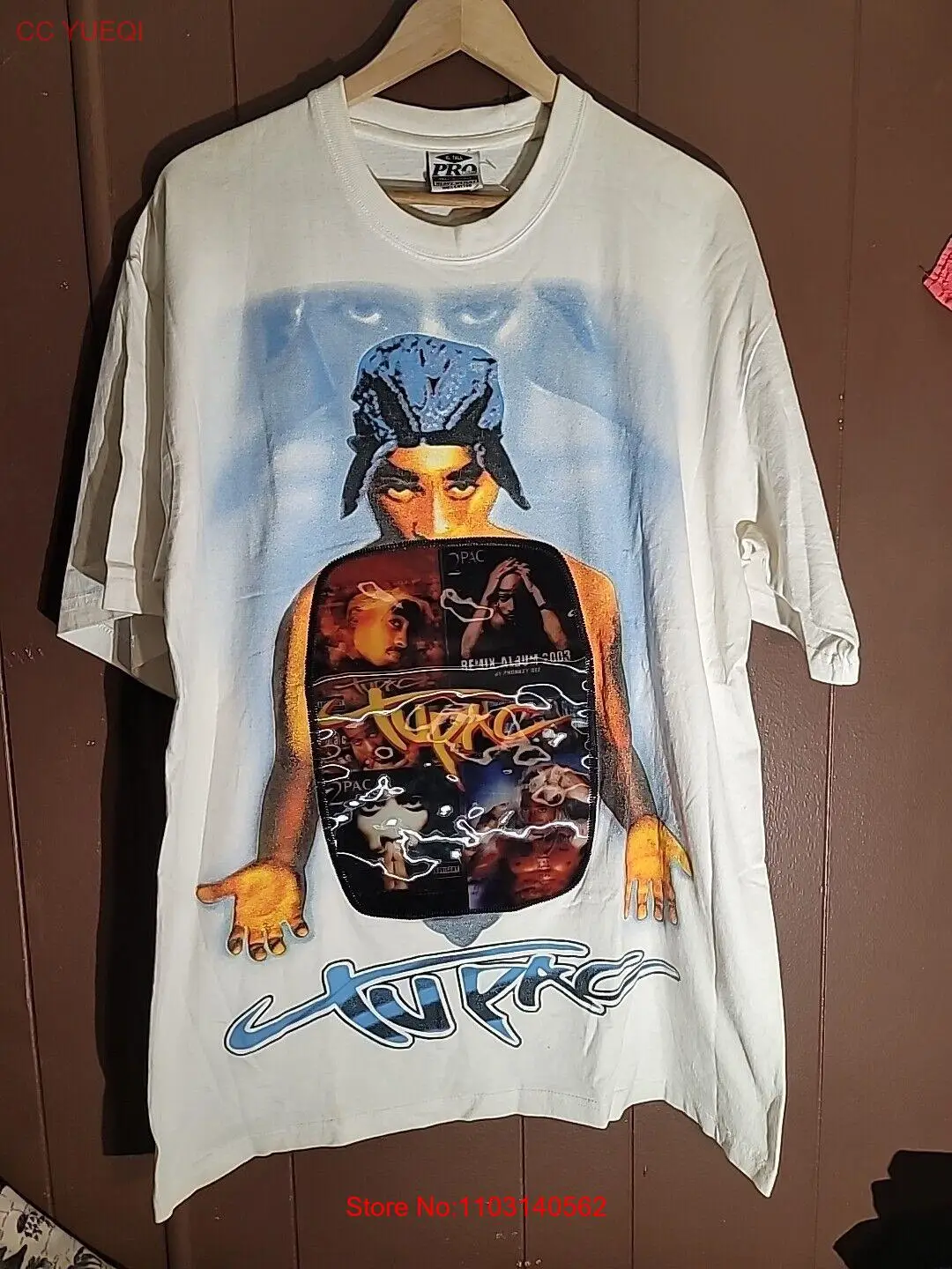 Rare Vintage 2003 2Pac Remix Album XLT T-shirt, White