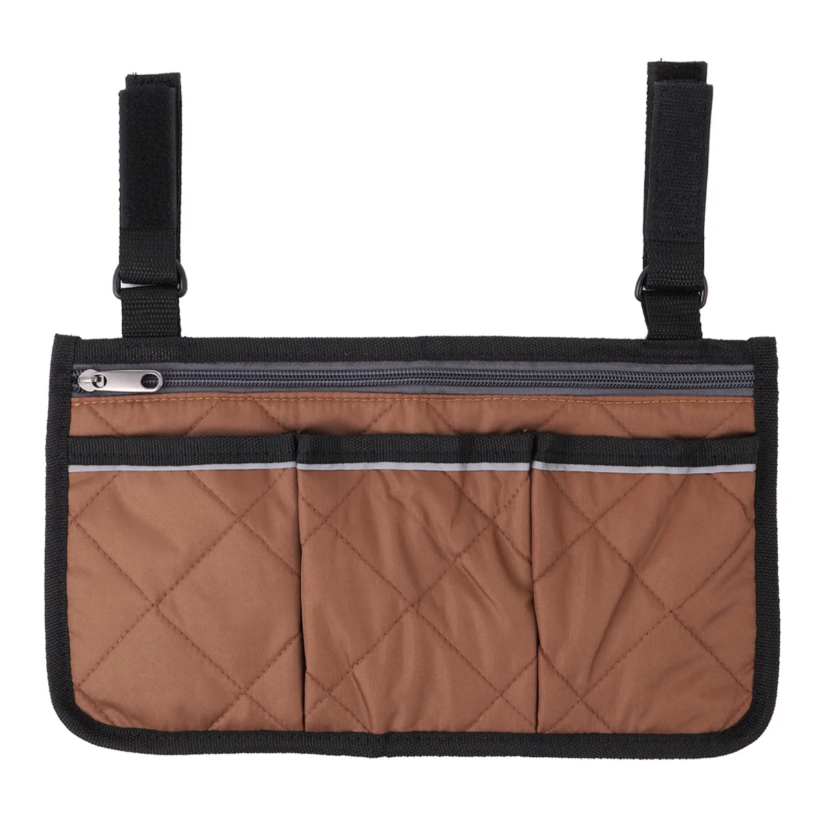 1 قطعة حقيبة تخزين للكرسي المتحرك متعددة الأقسام حقيبة جانبية متينة لمنظم العناصر الصغيرة لسكوتر التنقل #5