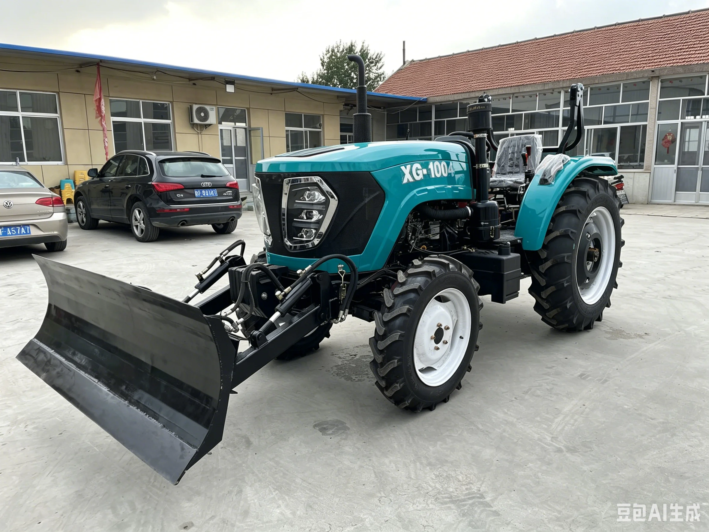 Small Farm Tractor 4 Wheel Tractor Matched With Farm Tools