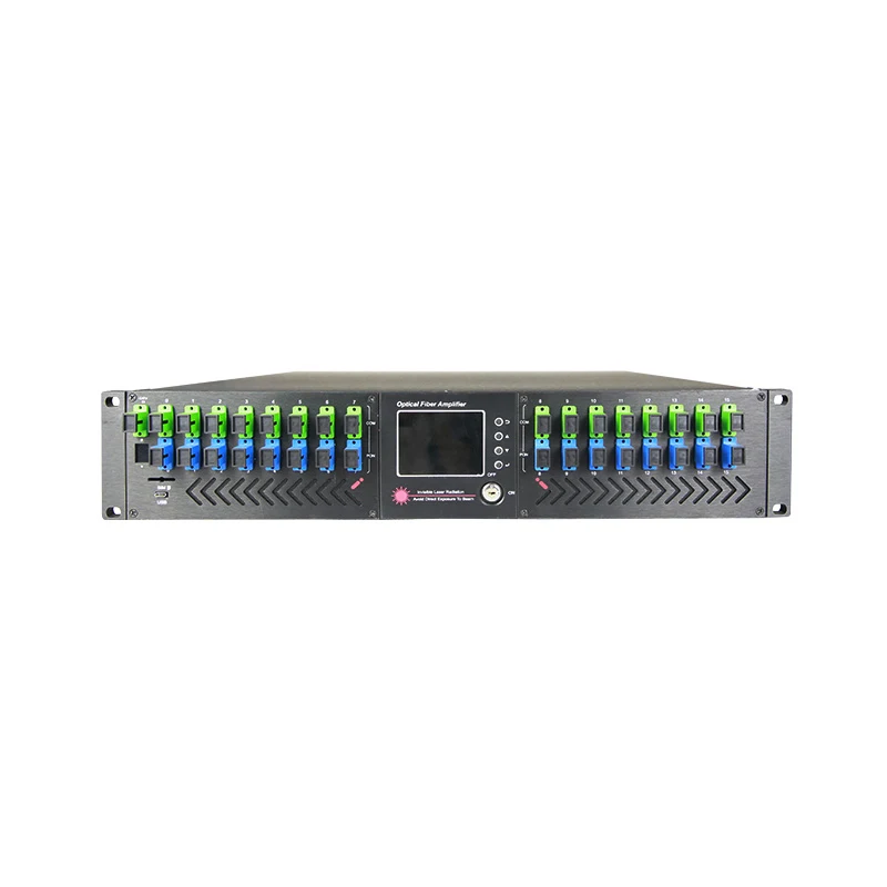 Products subject to negotiationFTTH WDM EDFA 4 8 16 32 ports 1550nm CATV optical amplifier high power multi-port