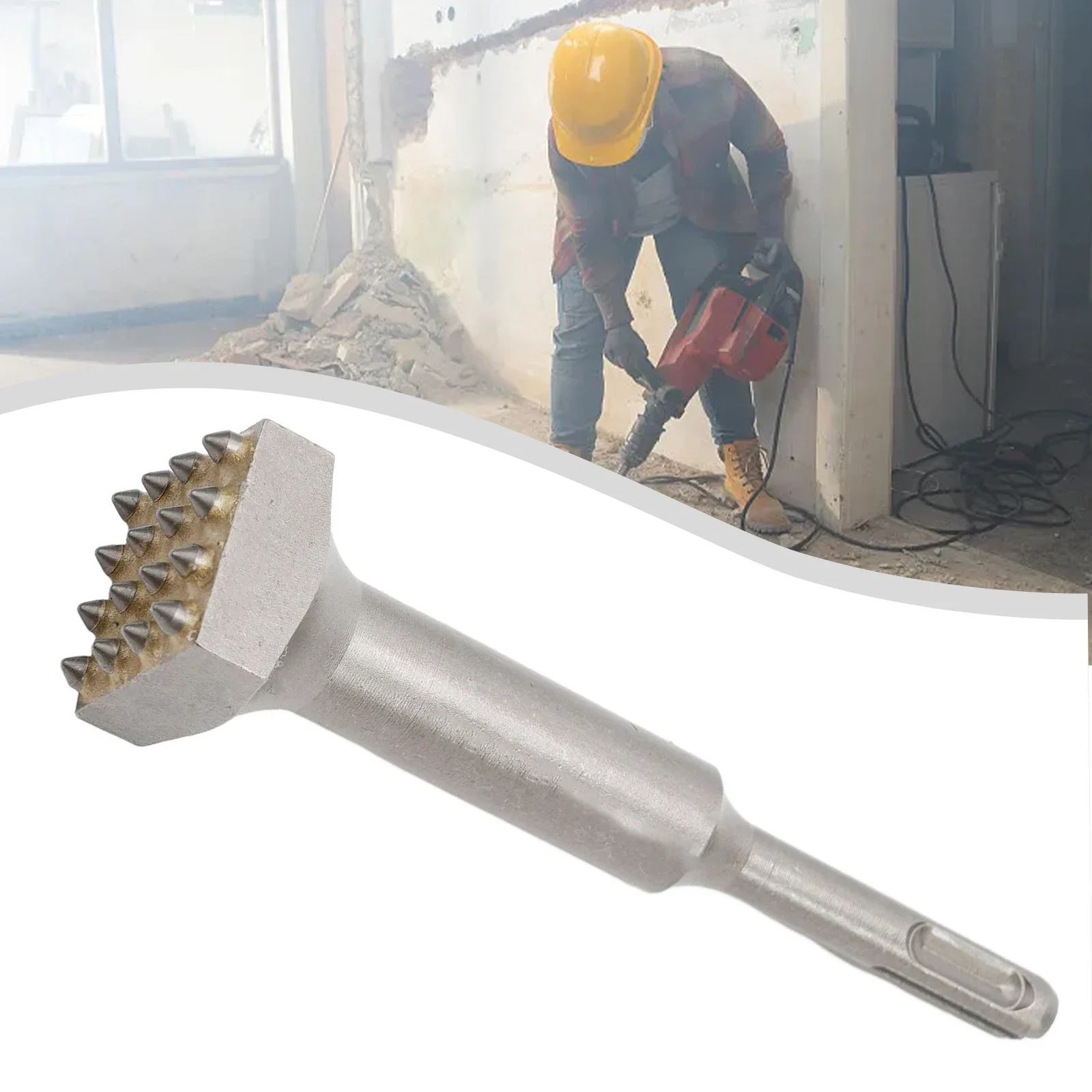 

Professional Alloy Point Groove Gouge Round Chisel Electric Hammer Drill Bit Strong Even Force For Slate Bridge Concrete