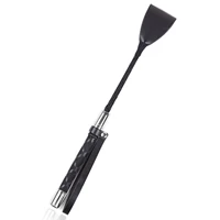Premium Horse Riding Crop Comfortable Grip Black Riding Whip Jump Bat for Couples Equestrian Sports 4