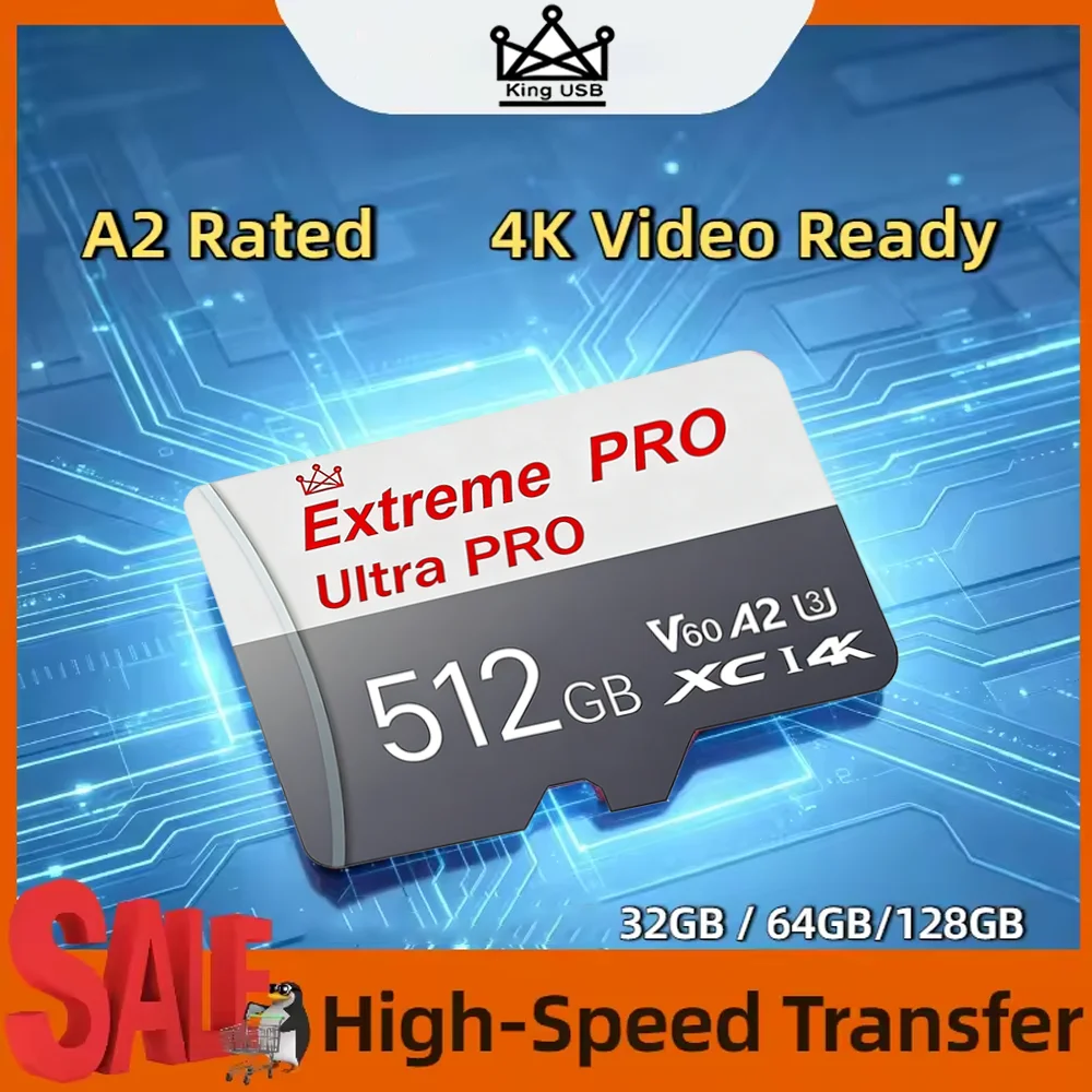 Memory Card 64GB 128GB 256GB Micro TF SD High Endurance SD Card U3 V30 Class 10 Best Seller For Dash Cam 24/7 Loop Recording