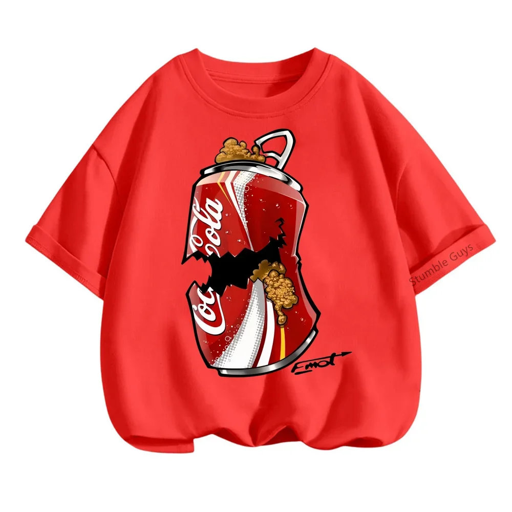 Coca Cola Kids Clothes Girls Clothing Boys Clothes Summer Children Stitch Tshirt Suit