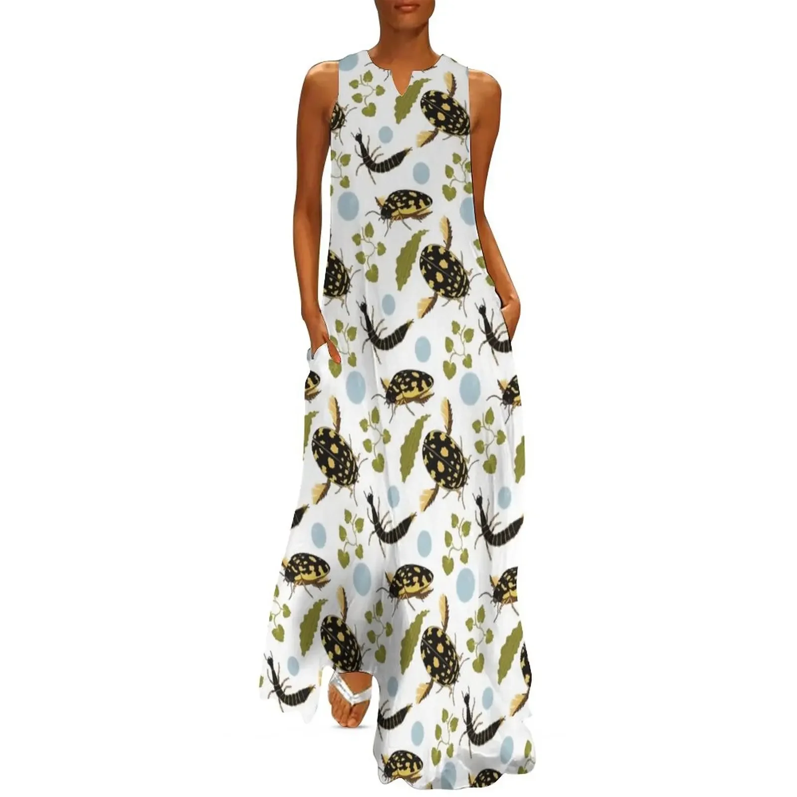 

Sunburst Diving Beetles Long Dress women's summer dresses 2025 summer woman dress 2025 Dress