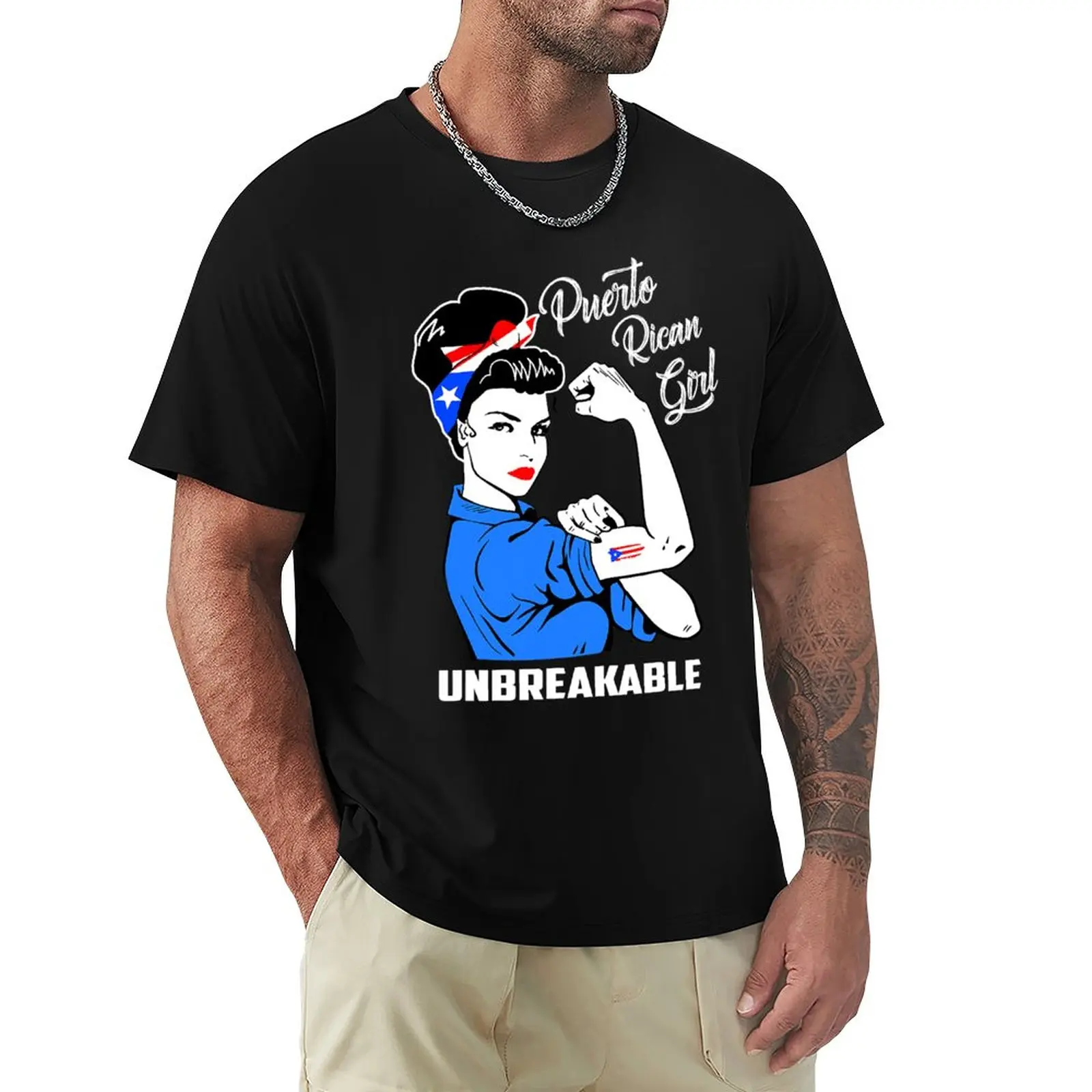 

Puerto Rican Girl Unbreakable T-Shirt Heritage Puerto Rico T-Shirt custom t shirt black t shirts black t shirts for men