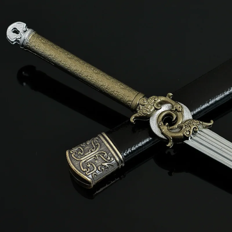 22 centimetri Armi Fredde Serie Changge Spada Anime Periferiche Modello In Lega di Metallo Accessorio Fresco Ornamento Collezione Giocattolo Regalo per Il Ragazzo