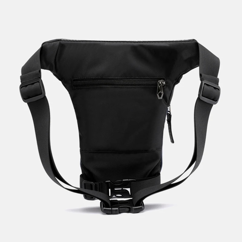 Motorcycle Rider Reflective Drop Leg Bag for Men Travel Messenger Cross Body Hip Thigh Bags Male Nylon Belt Waist Fanny Pack New