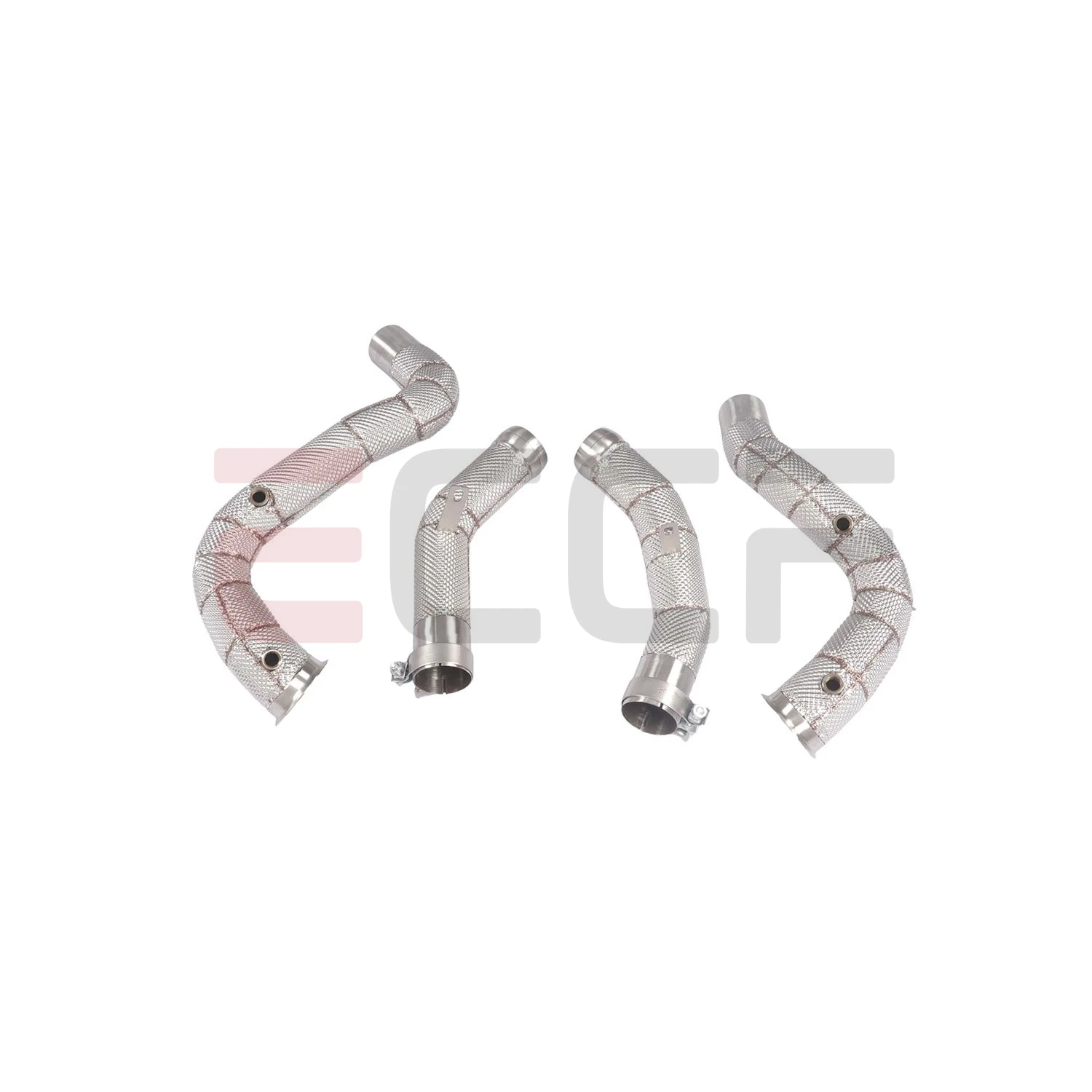Sporty Downpipe With Heat Shield For Mercedes E63 E63S W213 4.0T Aggressive Exhaust Sound Plug and Play Upgrade Performance
