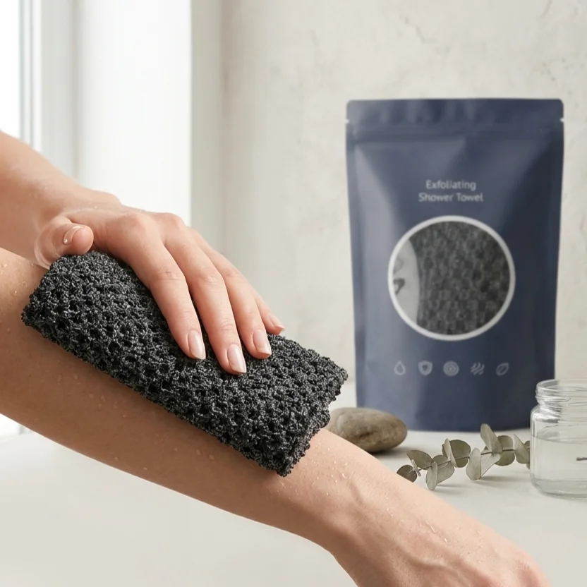 Ultra-Long Exfoliating Bath Towel Deep Clean Remove Dirt Oil Exfoliate Dead Skin Durable Improve Rough Skin Men Women Back Towel