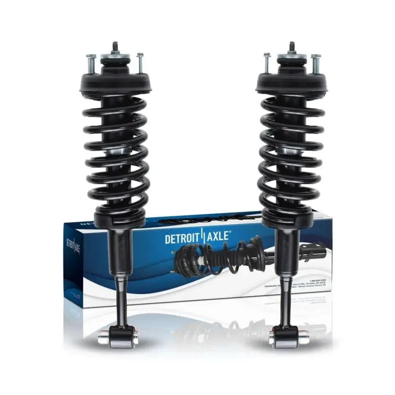 

Detroit Axle - 2 Front Ready Struts Struts w/Coil Spring Assembly Replacement Quick Install Ready Struts Shocks Assembly
