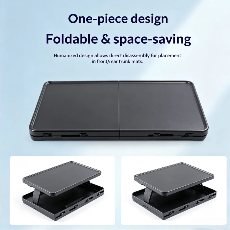 For Tray Table For Tesla Model 3/Y2017-2025Folding Car Steering Wheel Board Laptop Foldable Desk Mount Eating Drinks Tray Holder - view 5