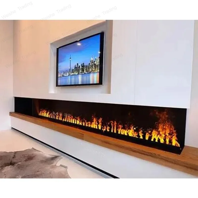 

Cozy Warranty LED Fireplace No Installation Needed Safe for Kids & Pets Vaporizer Electric Vent-Free Fireplace 3d Water Vapor
