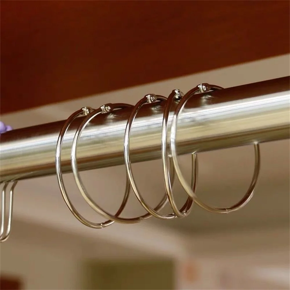 Giant Steel Split Ring 70mm Clothing Rack Rail Leather Towel Scarf Belt Hanger Book Card Metal Binder Jailers Key Rings