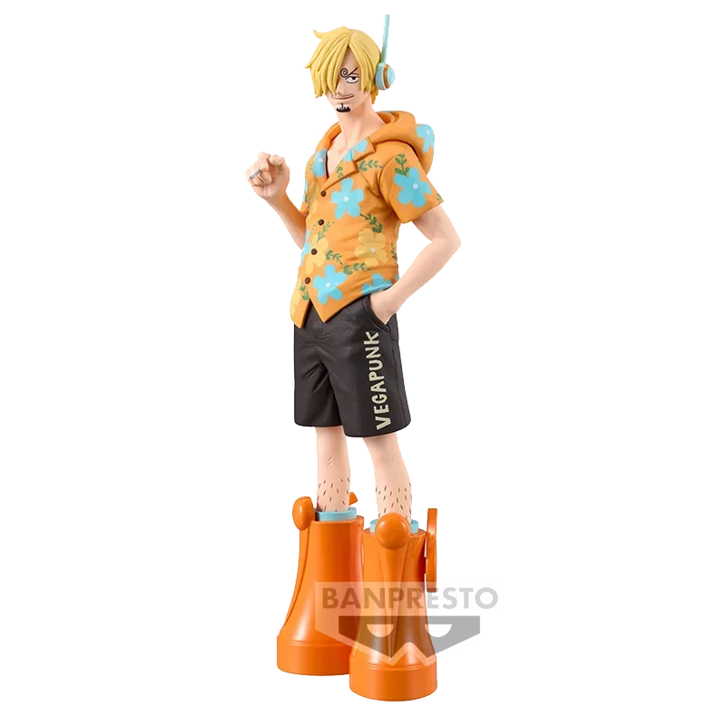 Auf Lager Bandai Ban presto DXF ein Stück die Grand Line Serie Egghead Sanji Desktop niedlichen Puppe Anime Action figur Spielzeug Geschenk modell