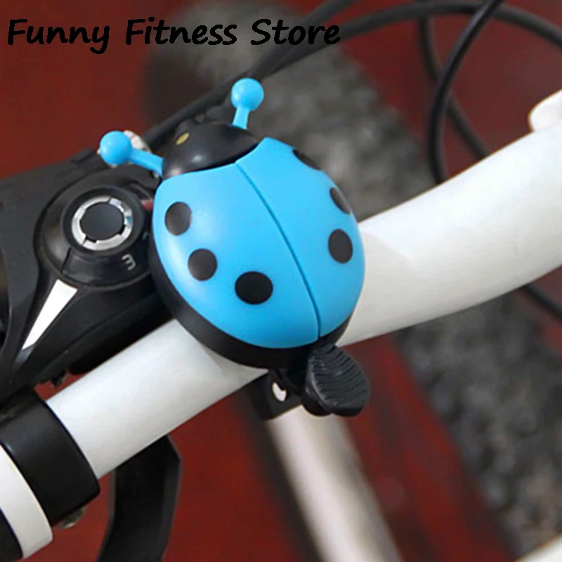 Kids Safety Warning Alarm Lovely Ladybug Bicycle Bell Cute Beetle Cycling Horn Loud Sound Ringbell Child Handlebar Plastic Bells