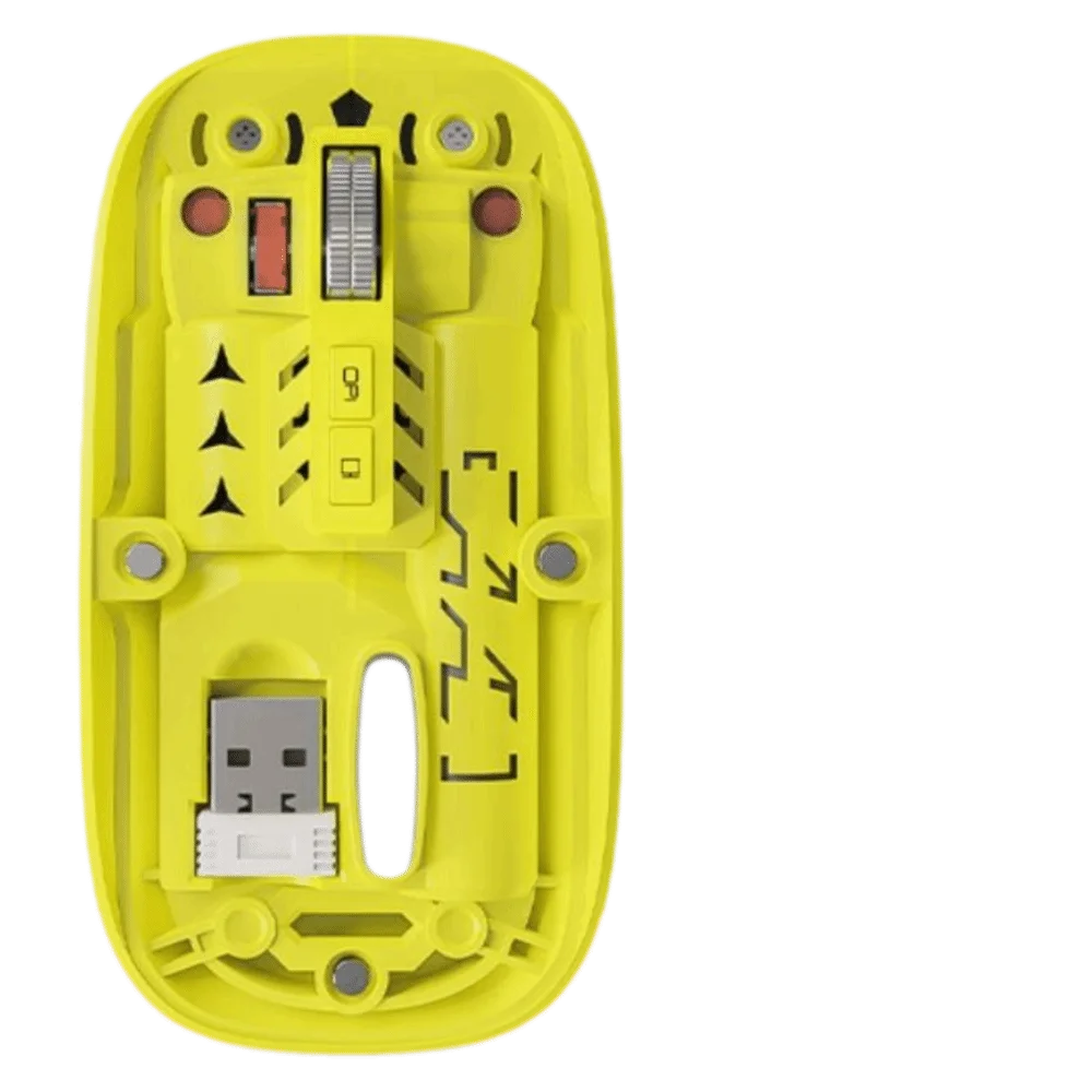 3 Modes Wireless Gaming Mouse Type-C Rechargeable Magnetic Design Bluetooth Mouse Noiseless Operation Rechargeable Mouse