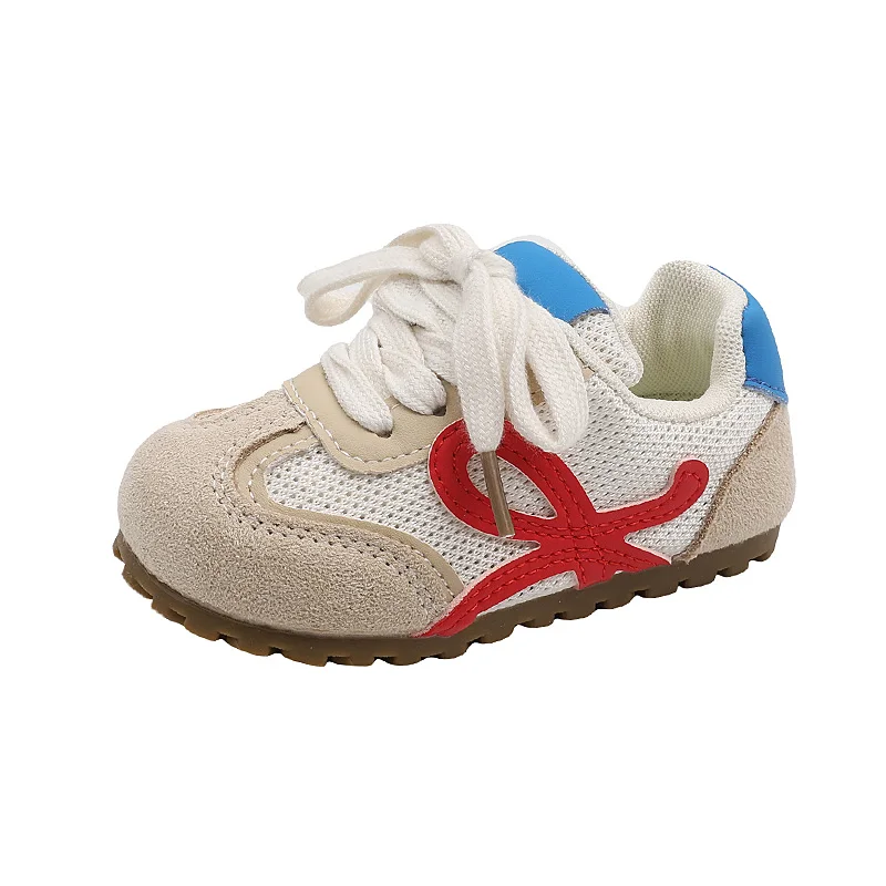 

Модные кроссовки для девочек: универсальные и стильные, с милым цветовым дизайном, детские повседневные спортивные туфли с мягкой нескользящей подошвой, желтые